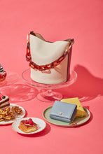 Load image into Gallery viewer, Ava Bag - Dark Rose + Creme + Waterfall