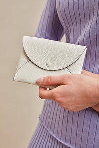 Envelope Wallet Clutch - Creme