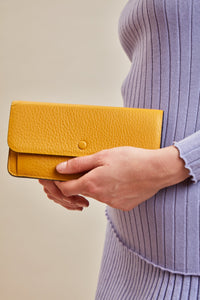 Slim Wallet Clutch - Ochre