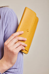 Slim Wallet Clutch - Ochre
