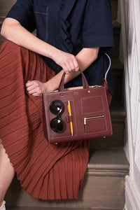 CL Pocket Tote - Bordeaux
