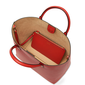 Tall Carryall Tote - Classic Red