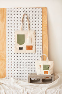 Mini OAD x CW Pencils Collab Tote - Neutrals II