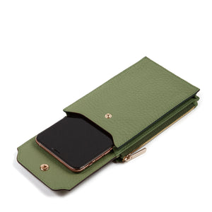 Izzi Phone Crossbody - Olive