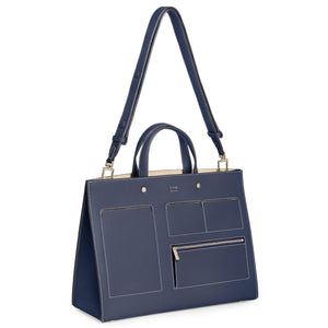 CL Pocket Grand Tote - Midnight Blue