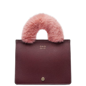 Faux Fur Handle Cover Mini - Blush