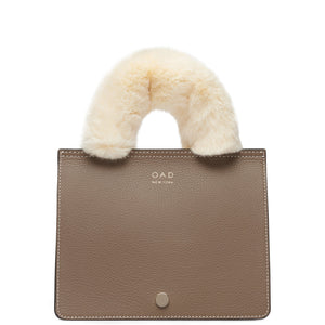 Faux Fur Handle Cover Mini - Creme