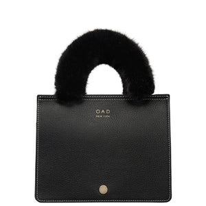Faux Fur Handle Cover Mini - True Black