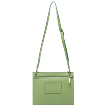 Load image into Gallery viewer, Calf Quinn Chain Clutch - Sage
