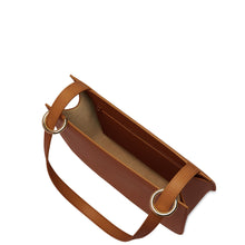Load image into Gallery viewer, Calf Dome Hobo - Saddle Brown
