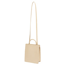 Load image into Gallery viewer, Croco Mini Arc Backpack - Sand
