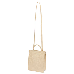 Croco Mini Arc Backpack - Sand