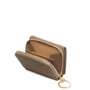 Mini Zip Around Wallet - Porcini
