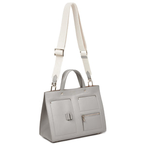 Pocket Tote - Cool Grey