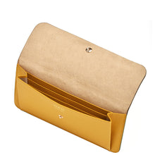 Load image into Gallery viewer, Slim Wallet Clutch - Ochre
