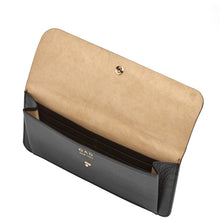 Load image into Gallery viewer, Slim Wallet Clutch - True Black
