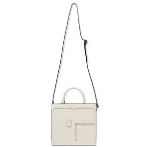 C Mini Kit Zip Satchel - Creme
