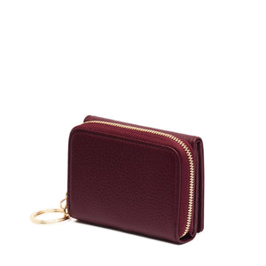 Mini Zip Around Wallet - Bordeaux