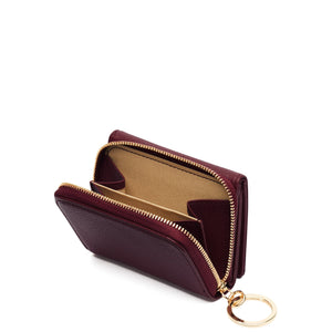 Mini Zip Around Wallet - Bordeaux