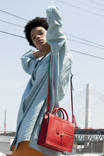 Load image into Gallery viewer, Mini Kit Zip Satchel - Rouge
