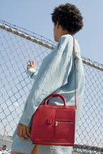 Load image into Gallery viewer, Mini Kit Zip Satchel - Rouge
