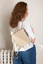 Load image into Gallery viewer, Croco Mini Arc Backpack - Sand
