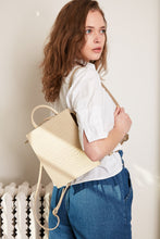 Load image into Gallery viewer, Croco Mini Arc Backpack - Fern
