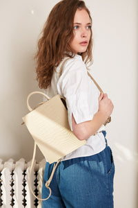 Croco Mini Arc Backpack - Fern