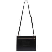 Load image into Gallery viewer, Calf Quinn Chain Clutch - True Black
